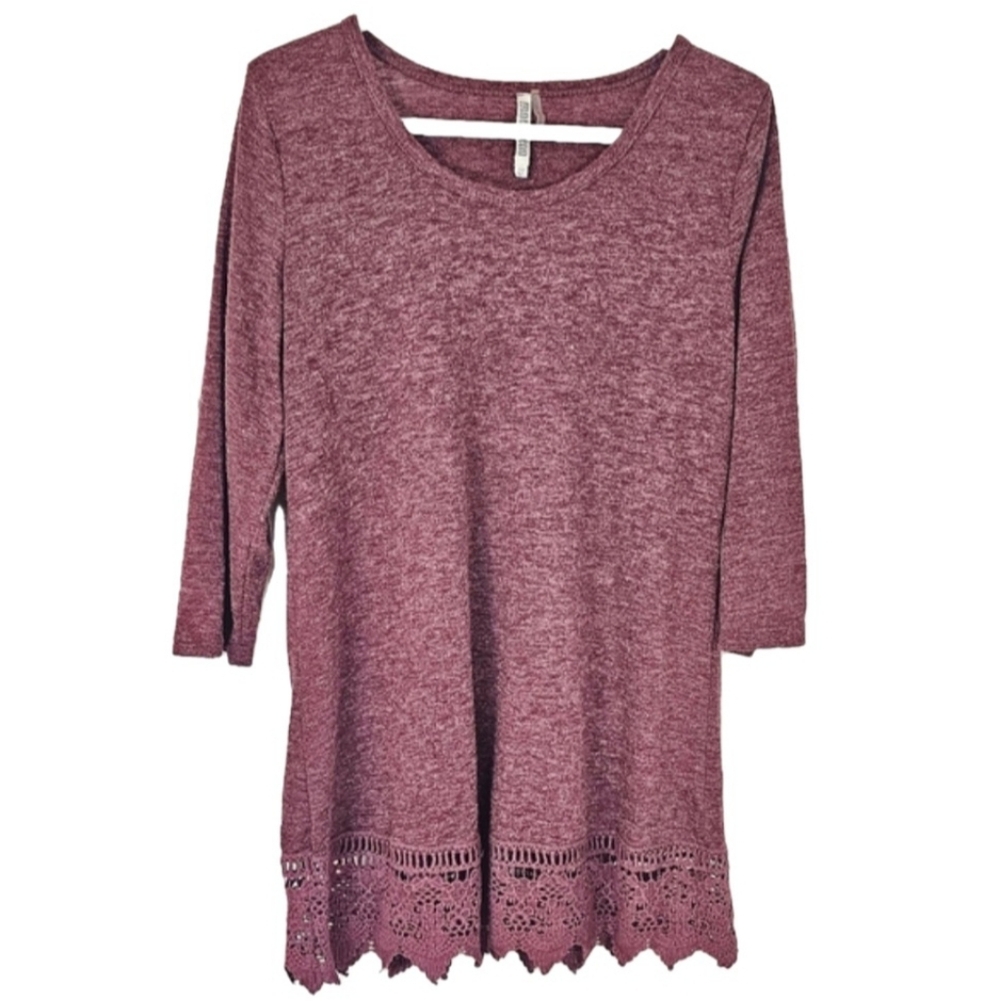 Boho Lace Hem Dress